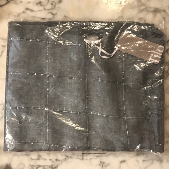 *NEW* TILO TWILIGHT SQUARF -Gray w/Sequins - Picture 5 of 7